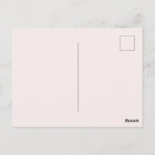Roos: Liefde groeit op zachte plekken Briefkaart (Achterkant)