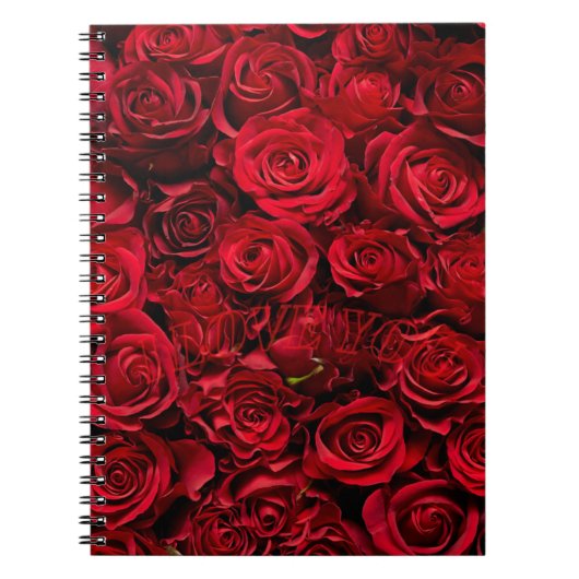 Roos liefde notitieboek (Voorkant)
