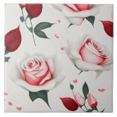 Roos Liefde Populair  Collectie Tegeltje (Voorkant)