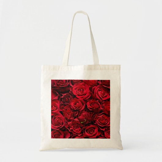 Roos liefde tote bag (Voorkant)