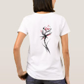 Roos Lijnkunst T-shirt (Achterkant)