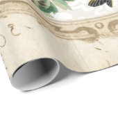 Roos Lijst Ephemera 60 lb decoupage Paper 30-inch  Cadeaupapier (Rol Hoek)