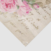 Roos Lijst Ephemera-ontvlechtingsweefsel Tissuepapier (Detail)