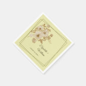Roos Lijst – Hemelse Gele Huwelijk Servet (Hoek)