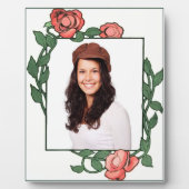 Roos Lijst Plaque Fotoplaat (Voorkant)