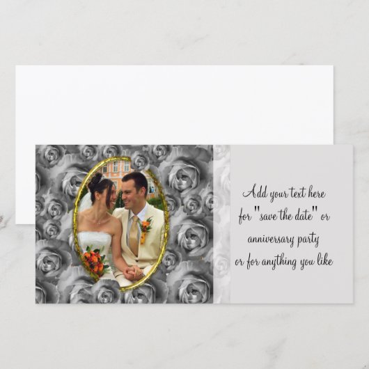 Roos Lijst Save The Date (Voorkant / Achterkant)