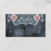 Roos lijst van luipaard Visitekaartje (Achterkant)