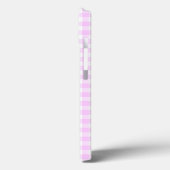 Roos Lila monogram controle iPad verticaal Case-Mate iPhone Case (Achterkant / Links)