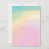 Roos Lily en wit Lila gedenkteken Kaart (Achterkant)