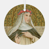 Roos Lima (BK 020) Glas Ornament (Achterkant)