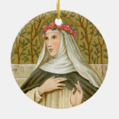 Roos Lima (BK 020) Keramisch Ornament (Achterkant)