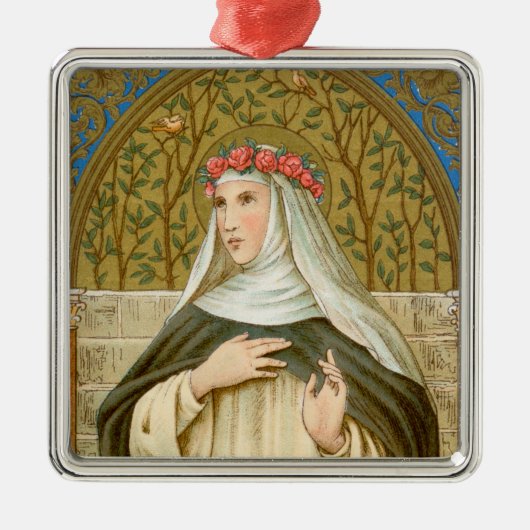 Roos Lima (BK 020) Metalen Ornament (Voorkant)