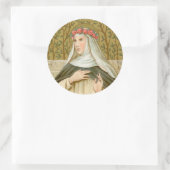 Roos Lima (BK 020) Ronde Sticker (Tas)