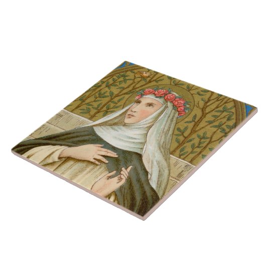 Roos Lima (BK 020) Tegeltje (Zijkant)