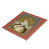 Roos Lima (BK 020) Tegeltje (Zijkant)