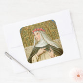 Roos Lima (BK 020) Vierkante Sticker (Envelop)