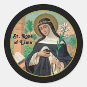 Roos Lima (Detail; K 48) Ronde Sticker (Voorkant)