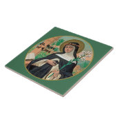 Roos Lima (Detail; K 48) Tegeltje (Zijkant)