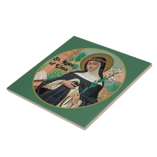 Roos Lima (Detail; K 48) Tegeltje (Zijkant)