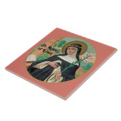 Roos Lima (Detail; K 48) Tegeltje (Zijkant)