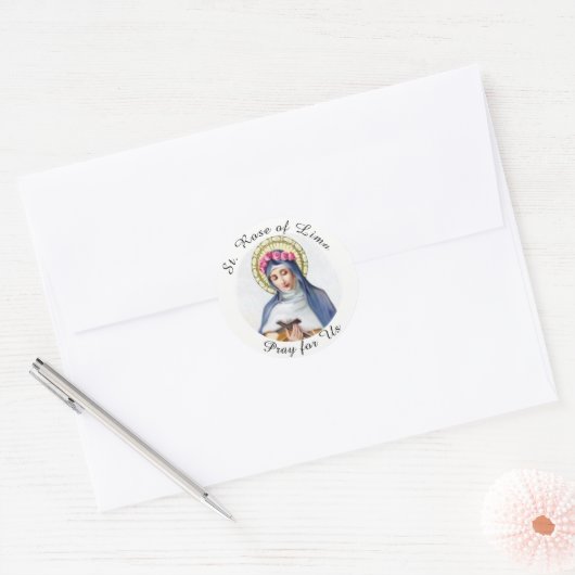 Roos Lima Ronde Sticker (Envelop)