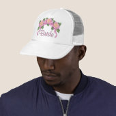 Roos lint bruiloft - bruid trucker pet (In situ)