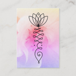 ** Roos Lotus Heart Nirvana Massage Yoga Reiki Visitekaartje