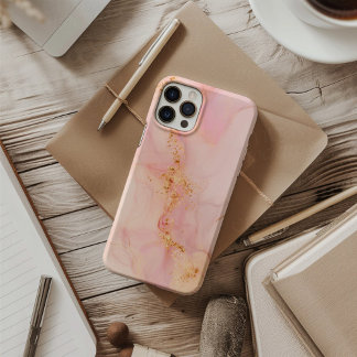 Roos Lumière – Luxe Blush Roze Elegante Vrouwelijk iPhone 16 Hoesje