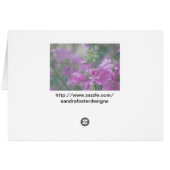 Roos maakt de groeten van de verjaardag van een go (Achterkant Horizontaal)