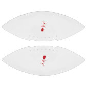 Roos Madder, Lava Red, bloemontwerp American Football (Panelen)