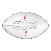 Roos Madder, Lava Red, bloemontwerp American Football (Voorkant)