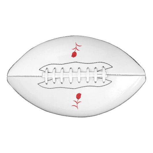 Roos Madder, Lava Red, bloemontwerp American Football (Voorkant)