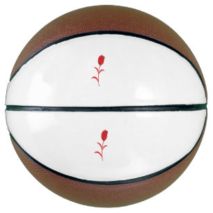 Roos Madder, Lava Red, bloemontwerp Basketbal