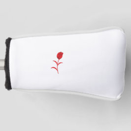 Roos Madder, Lava Red, bloemontwerp Golfheadcover