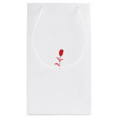 Roos Madder, Lava Red, bloemontwerp Klein Cadeauzakje (Achterkant)