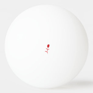 Roos Madder, Lava Red, bloemontwerp Pingpongbal