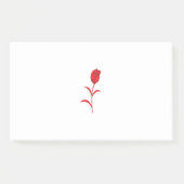 Roos Madder, Lava Red, bloemontwerp Post-it® Notes (Voorkant)
