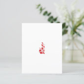 Roos Madder, Thunderbird floral Design (Staand voorkant)