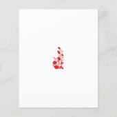 Roos Madder, Thunderbird floral Design (Achterkant)