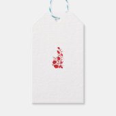 Roos Madder, Thunderbird floral Design Cadeaulabel (Voorkant)