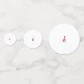 Roos Madder, Thunderbird floral Design Confetti (Voorkanten)