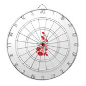 Roos Madder, Thunderbird floral Design Dartbord (Voorkant)