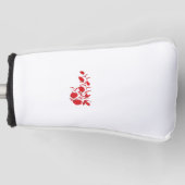 Roos Madder, Thunderbird floral Design Golfheadcover (Voorkant)