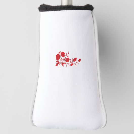 Roos Madder, Thunderbird floral Design Golfheadcover (Draai 90)