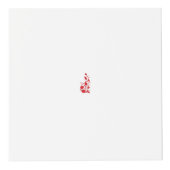 Roos Madder, Thunderbird floral Design Kubus (Rechts)