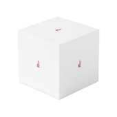 Roos Madder, Thunderbird floral Design Kubus (Voorkant hoekig)