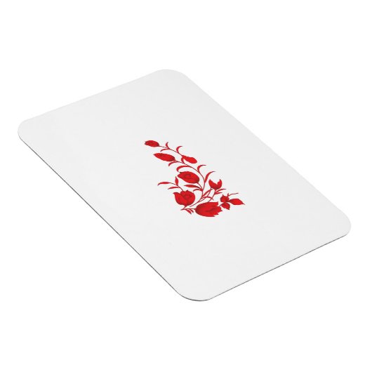 Roos Madder, Thunderbird floral Design Magneet (Rechterzijde)