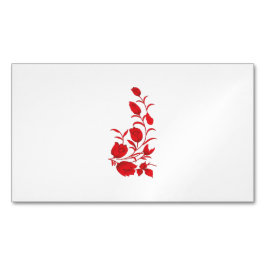 Roos Madder, Thunderbird floral Design Magnetisch Visitekaartje