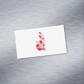 Roos Madder, Thunderbird floral Design Magnetisch Visitekaartje (Voorbeeld)