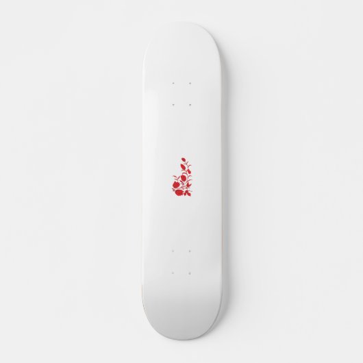 Roos Madder, Thunderbird floral Design Persoonlijk Skateboard (Voorkant)